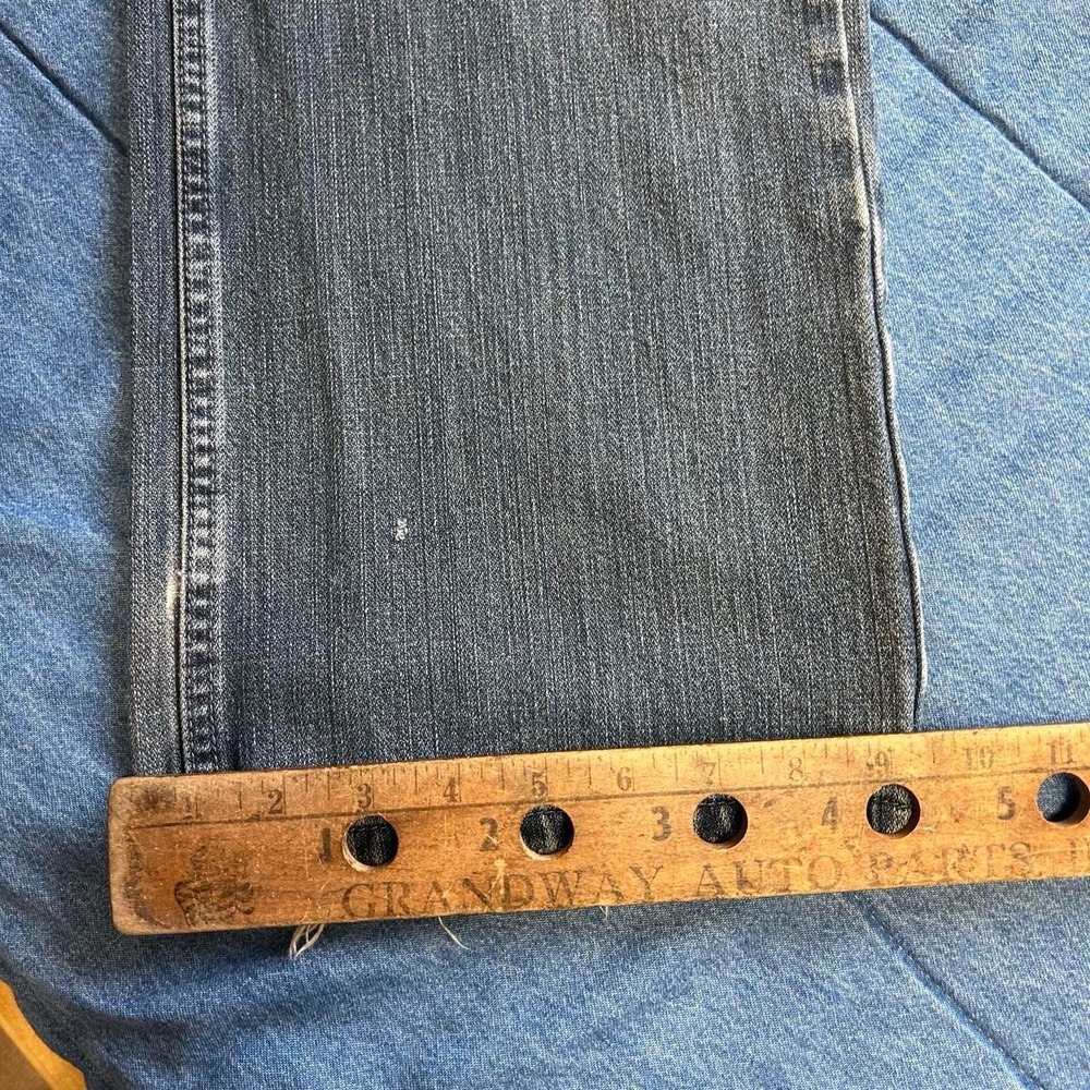 Axist Mud Wash Faded Baggy Jeans Y2K Vintage Blue Mens 38x32 - Picture 8 of 8